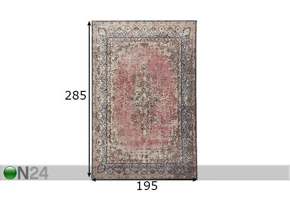 Matto Funky Orient Keshan 195x285 cm mitat