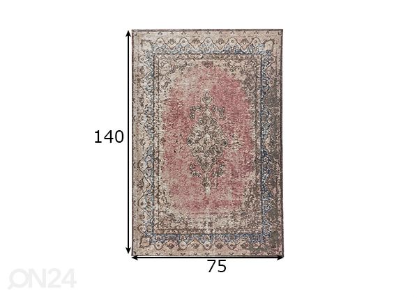 Matto Funky Orient Keshan 75x140 cm mitat