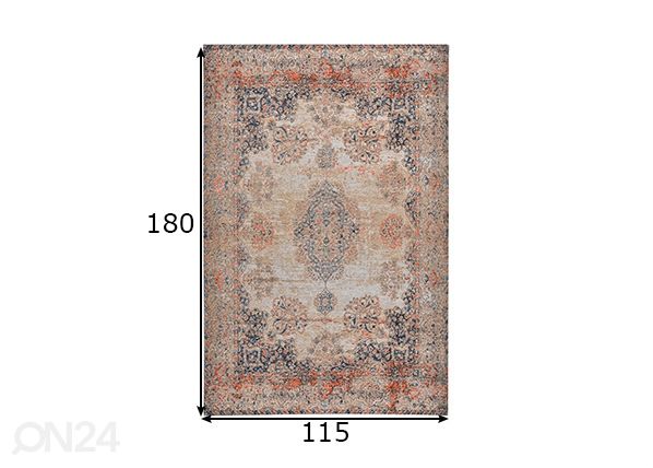 Matto Funky Orient Kriman 115x180 cm mitat