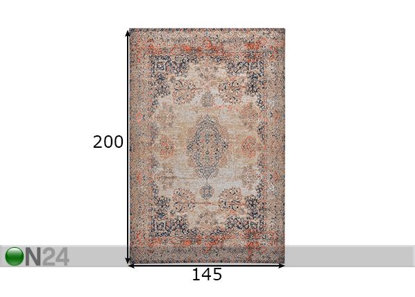 Matto Funky Orient Kriman 145x200 cm mitat