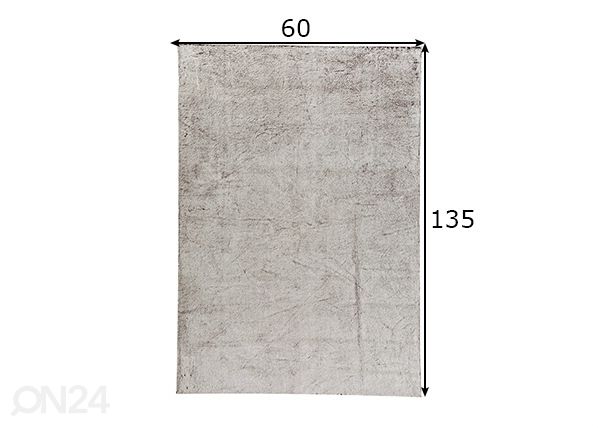 Matto Furry 60x135 cm mitat