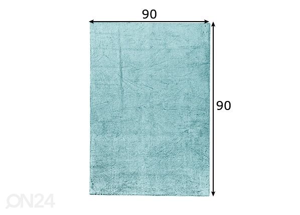 Matto Furry 90x90 cm mitat