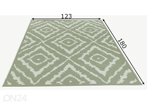 Matto Garden Pattern 123x180cm mitat