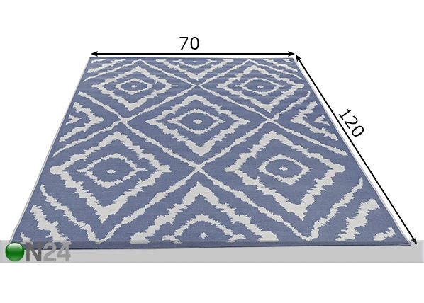 Matto Garden Pattern 70x120cm mitat