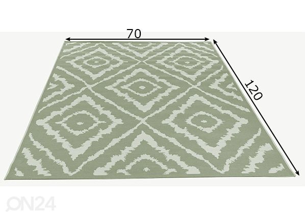 Matto Garden Pattern 70x120cm mitat