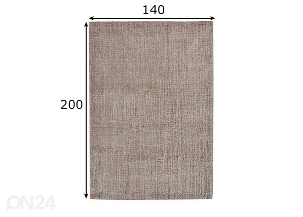 Matto Groove 140x200 cm mitat