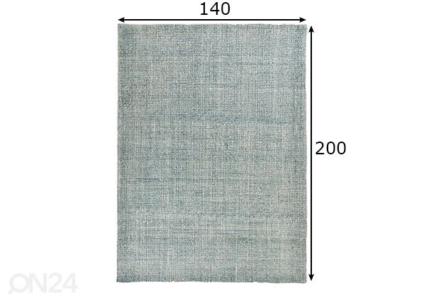 Matto Groove 140x200 cm mitat