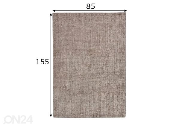 Matto Groove 85x155 cm mitat