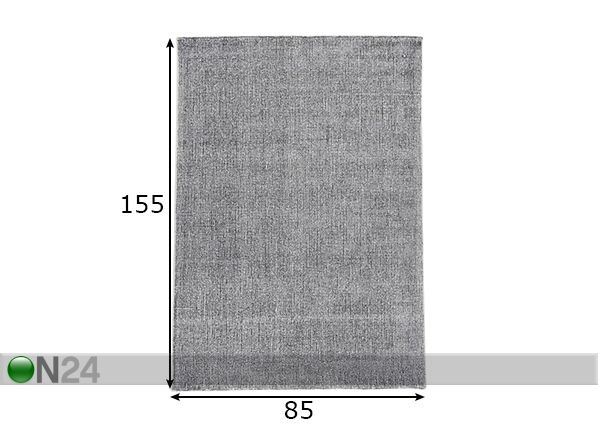 Matto Groove 85x155 cm mitat