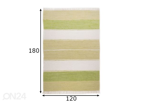 Matto Happy Design Stripes 120x180 cm mitat