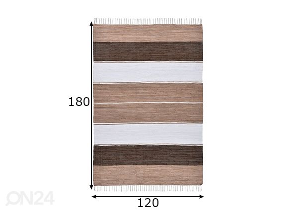 Matto Happy Design Stripes 120x180 cm mitat