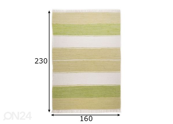 Matto Happy Design Stripes 160x230 cm mitat