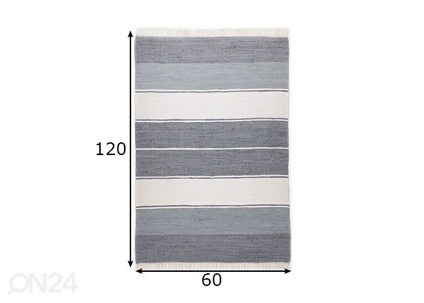 Matto Happy Design Stripes 60x120 cm mitat