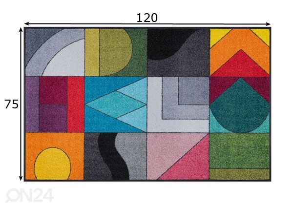 Matto Momix 75x120 cm mitat