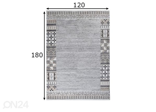 Matto Nakarta 120x180 cm mitat