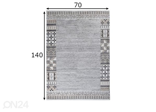 Matto Nakarta 70x140 cm mitat