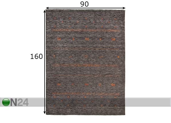 Matto Nashville 90x160 cm mitat