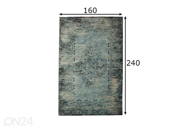 Matto Old Marrakech 160x240 cm mitat