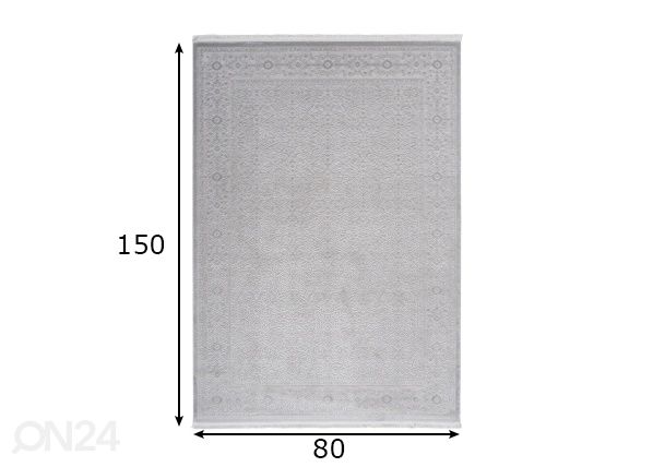 Matto Pierre Cardin Silver 80x150 cm mitat