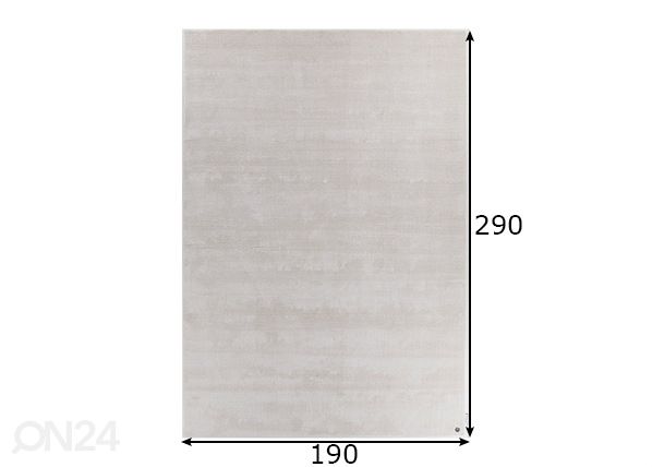 Matto Powder 190x290 cm mitat