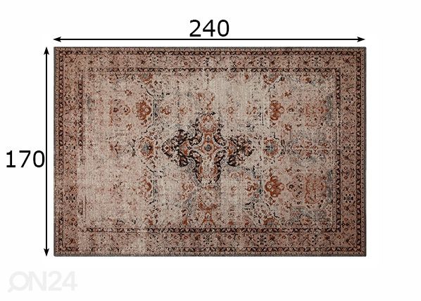 Matto Raffles 170x240 cm mitat