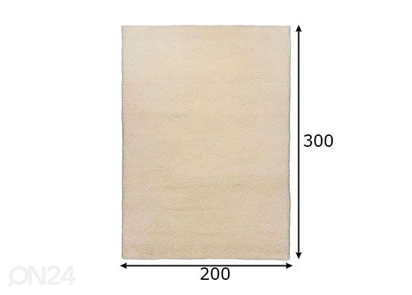 Matto Royal Double 200x300 cm mitat