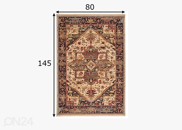 Matto Saharna 80x145 cm, beige mitat