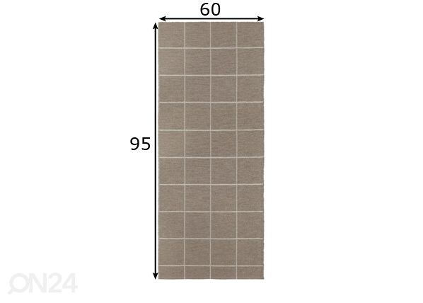 Matto Scott V6 60x95 cm mitat