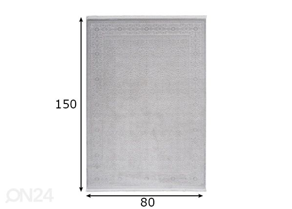 Matto Silver Pierre Cardin 80x150 cm mitat