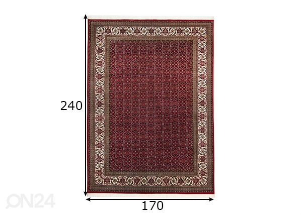 Matto Sirsa Silk Bidjar 170x240 cm mitat