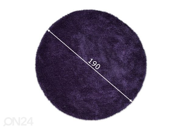 Matto Tom Tailor Cozy Ø190 cm violetti mitat