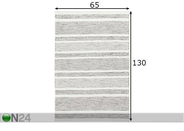 Matto Trondheim 65x130 cm mitat