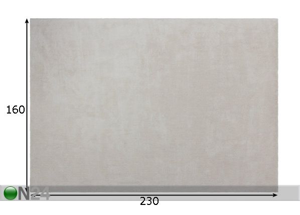 Matto Velluto 160x230 cm mitat