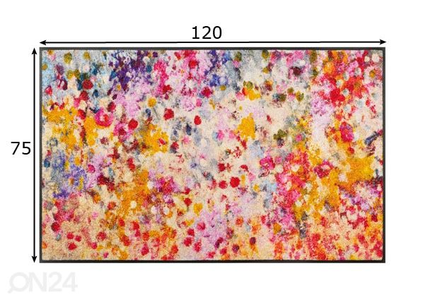 Matto Wild Summer 75x120 cm mitat