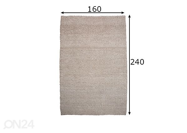 Matto Wool 160x240 cm mitat