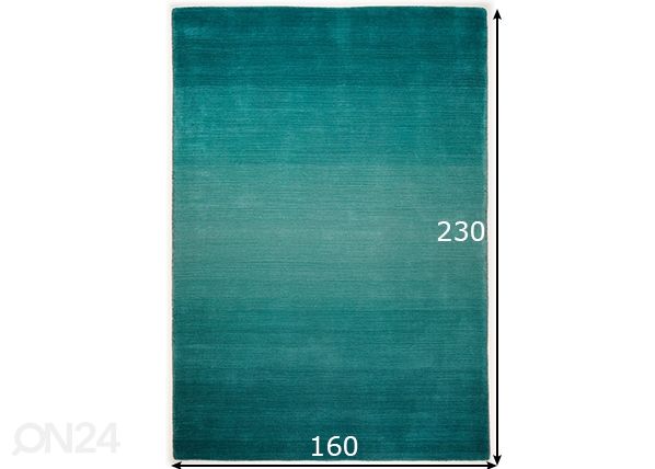 Matto Wool Comfort 160x230 cm mitat