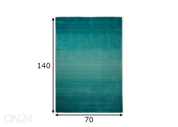 Matto Wool Comfort 70x140 cm mitat