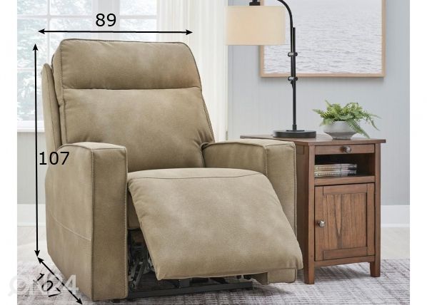 Mekanismituoli Recliner mitat