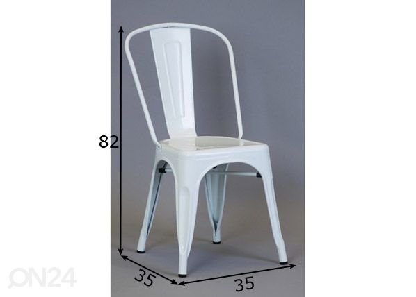 Metallinen tuoli mitat