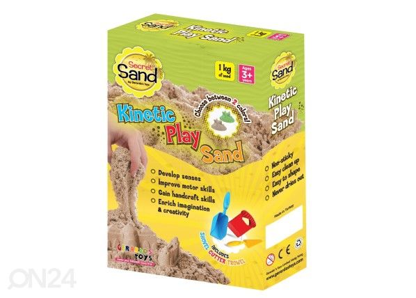 Muovailuhiekka 3:lla työkalulla Gerardo's Toys Secret Sand 1 kg