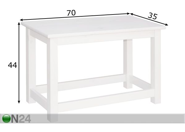 Penkki 70 cm mitat