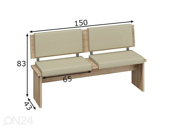 Penkki Leap 150 cm mitat