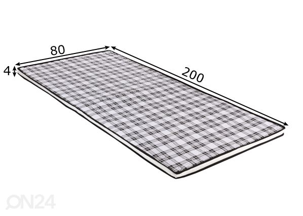 Petauspatja 80x200 cm mitat