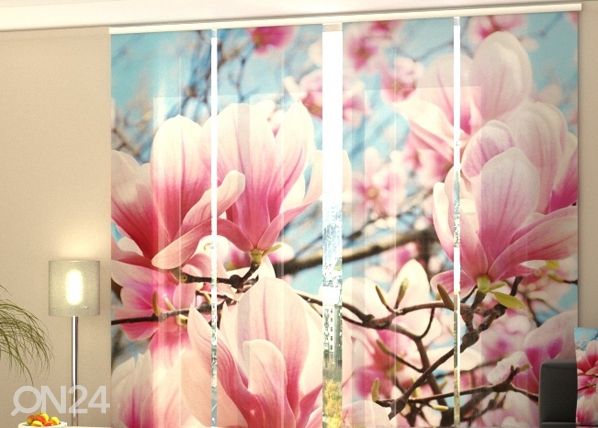 Pimentävä paneeliverho Magnolias 240x240 cm