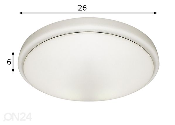 Plafondi 10 W LED mitat