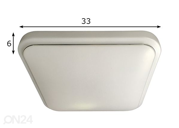 Plafondi 18 W LED mitat