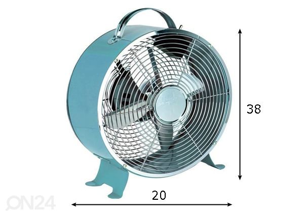 Pöytätuuletin Coolwave 15 W mitat