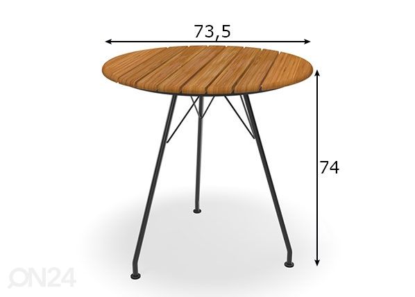 Puutarhapöytä Houe Circum mitat