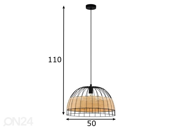 Riippuvalaisin Anwick mitat