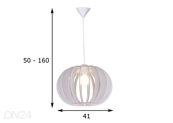 Riippuvalaisin Levi - Ø 41 cm mitat